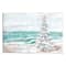 Stupell Industries Snowy Christmas Tree Beach Shore Wall Plaque Art